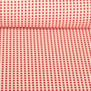 Bio Waffeljersey "Picknick Waffles Knit" Rot