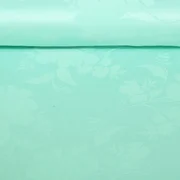 Blusen- & Kleiderstoff Blumen Mint