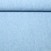 Blusen- & Kleiderstoff Uni Melange Hellblau