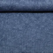 Breitcord Stretch High Low Blau
