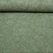 Breitcord Stretch High Low Grün