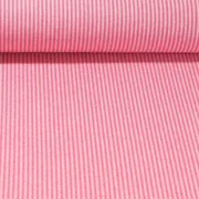 Canvas "Harry" Gestreift Weiß Fuchsia