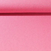 Canvas "Harry" Kleine Rauten Fuchsia Weiß