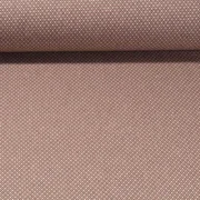 Canvas "Harry" Kleine Rauten Kaffeebraun Weiß