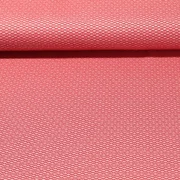 Canvas Jacquard "Country Soft" Rauten Rot