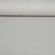 Canvas Jacquard Waben Silbergrau