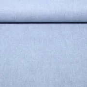 Canvas Vorgewaschen Uni Melange Blau