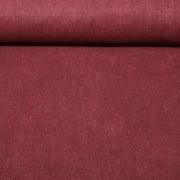 Canvas Vorgewaschen Uni Melange Bordeaux