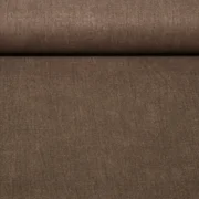 Canvas Vorgewaschen Uni Melange Braun