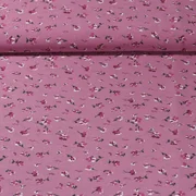 Chiffon Blumen Rosa Pink