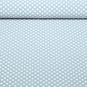 Chiffon Punkte Polka Dots Grau Weiß