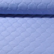 Doubleface Steppstoff Lavendelblau  