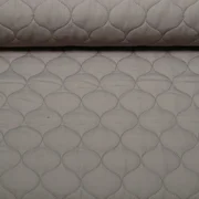 Doubleface Steppstoff Taupe 