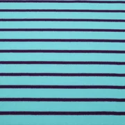 Frottee Jersey Hamburger Liebe Streifen Aqua Lila
