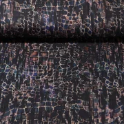 Funktionsjersey Schlangendesign Schwarz
