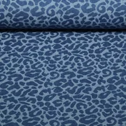 Hosenjeans Jacquard Leo Mittelblau