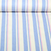 Hosenjeans Streifen Ecru Rosa