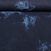 Hosenjeans Extrabreit Tie Dye Dunkelblau