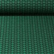 Jacquard Jersey "Diamonds Knit" Grün