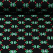 Jacquard Jersey "Like Me" Schwarz