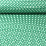 Jacquard Jersey "Lucky Knit" Grün