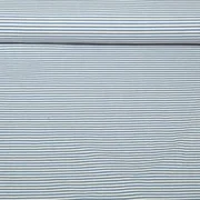 Jacquard Jersey Streifen Mini Blau