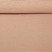Jacquard Jersey Streifen Mini Bronze