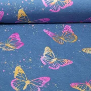 Jogging Glitzerpüppi Digital Schmetterlinge Jeansblau