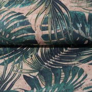 Korkstoff Palmenblätter Design