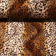 Kunstfell Gepard Beige Braun