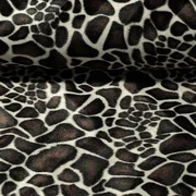 Kunstfell Giraffe Beige Braun