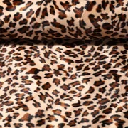 Kunstfell Leopard Beige Braun