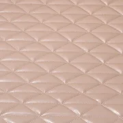 Kunstleder Gesteppt Dreieck Beige 