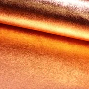 Kunstleder Metallic orange