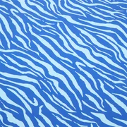 Kunstleder "Zebra" Blue