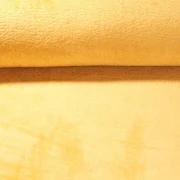 Kuschelfleece Uni Gelb