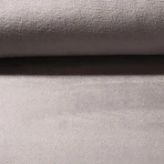 Kuschelfleece Uni Mausgrau