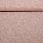 Leinen Cotton Uni Rose