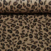 Mantelstoff Leo Toffee Braun