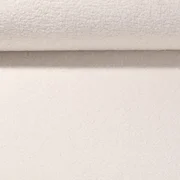 Bouclé Uni Weiß
