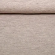 Merino Strickjersey Mulesingfrei Beige Melange