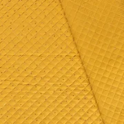 Musselin Stepper Goldene Punkte Senfgelb