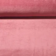 Nickistoff Velours Uni Altpink