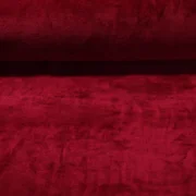 Nickistoff Velours Uni Bordeaux