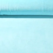 Nickistoff Velours Uni Türkis