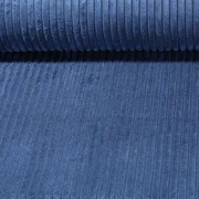 Polsterstoff Breitcord "Roy" 10mm Denimblau