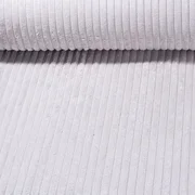 Polsterstoff Breitcord "Roy" 10mm Lichtgrau