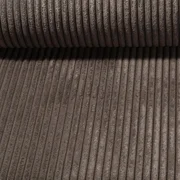 Polsterstoff Breitcord "Roy" 10mm Schokobraun