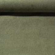 Polsterstoff Breitcord "Keely" 5mm Armygrün 