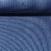 Polsterstoff Breitcord "Roy" 10mm Denimblau